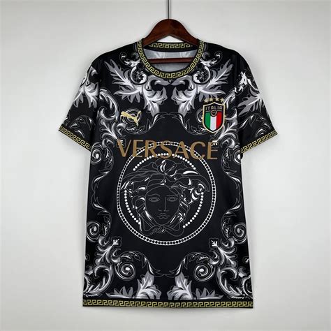 Italië Versace Shirt Zwart 2023.